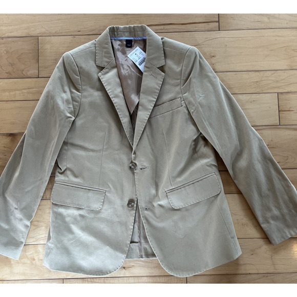 Crew Cuts Size 10 Boys LudLow Suit Blazer Jacket Tan Chino NWT Retails for $158 - Picture 1 of 6